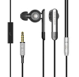 Realvoice Earphones w/ Inline Microphone_Chrome, Item# E-EMIC-0001