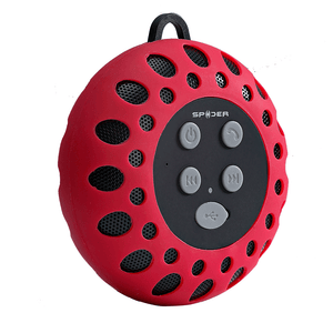 Spider Waterproof Bluetooth Sport Speaker BT803_Red