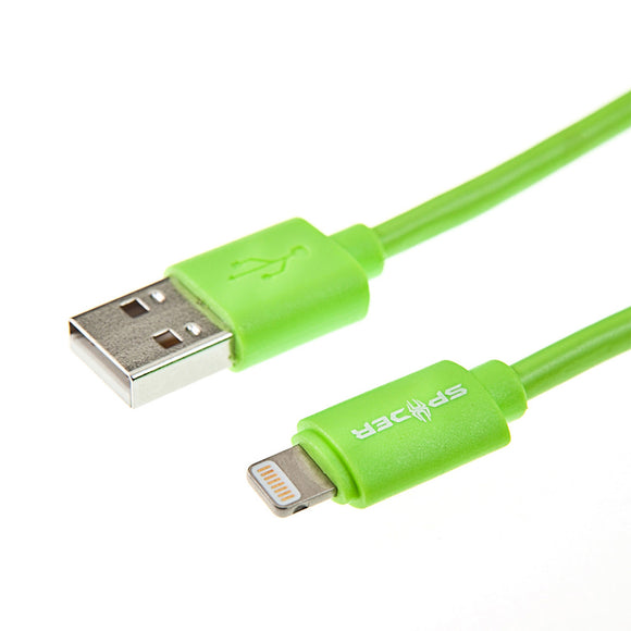 USB Charge Sync for iPhone, iPod, iPad _2M _ Green
